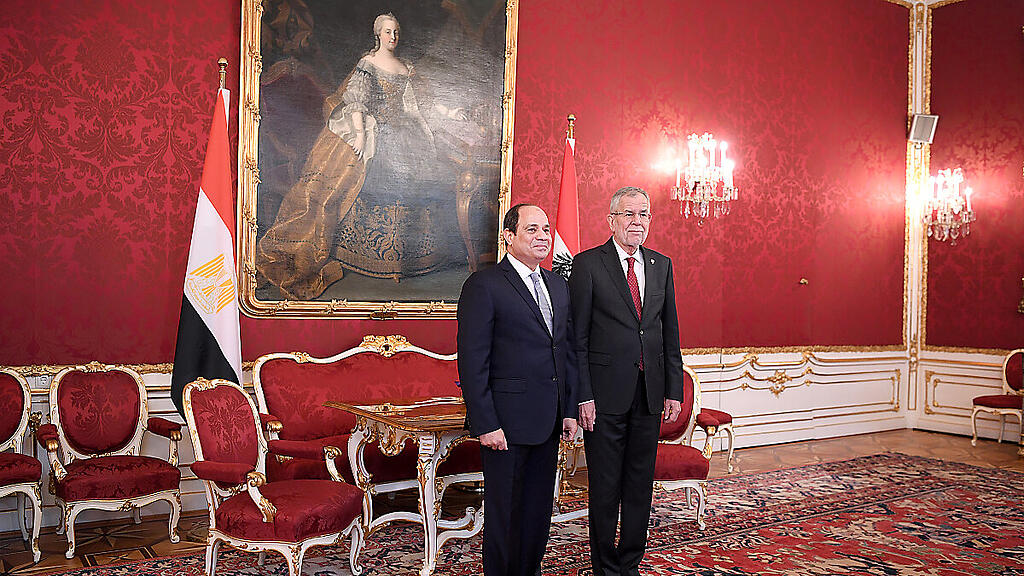 Van der Bellen erörterte mit Sisi Themen wie Nahost und Syrien