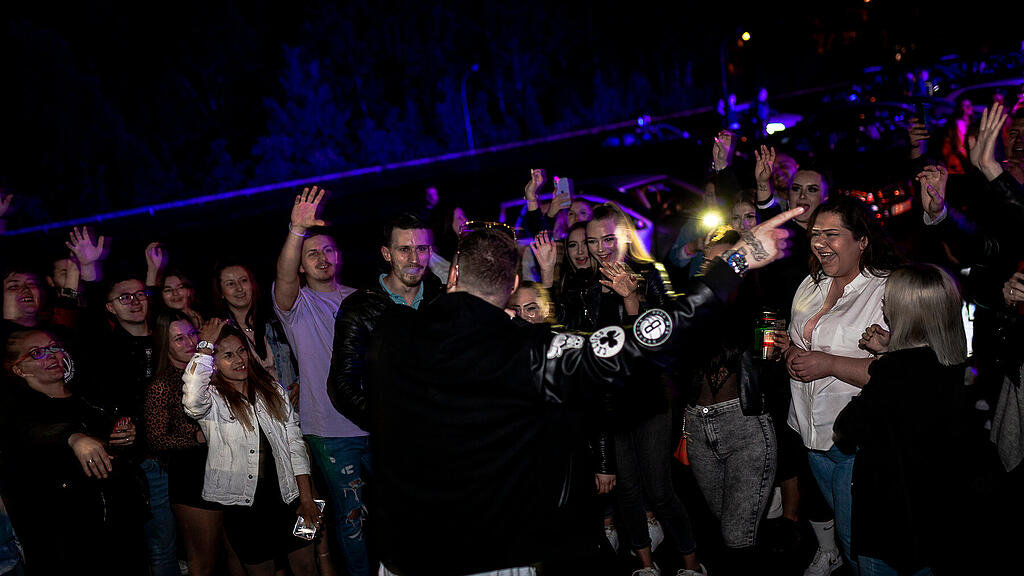 Autodisco mit MC Yankoo