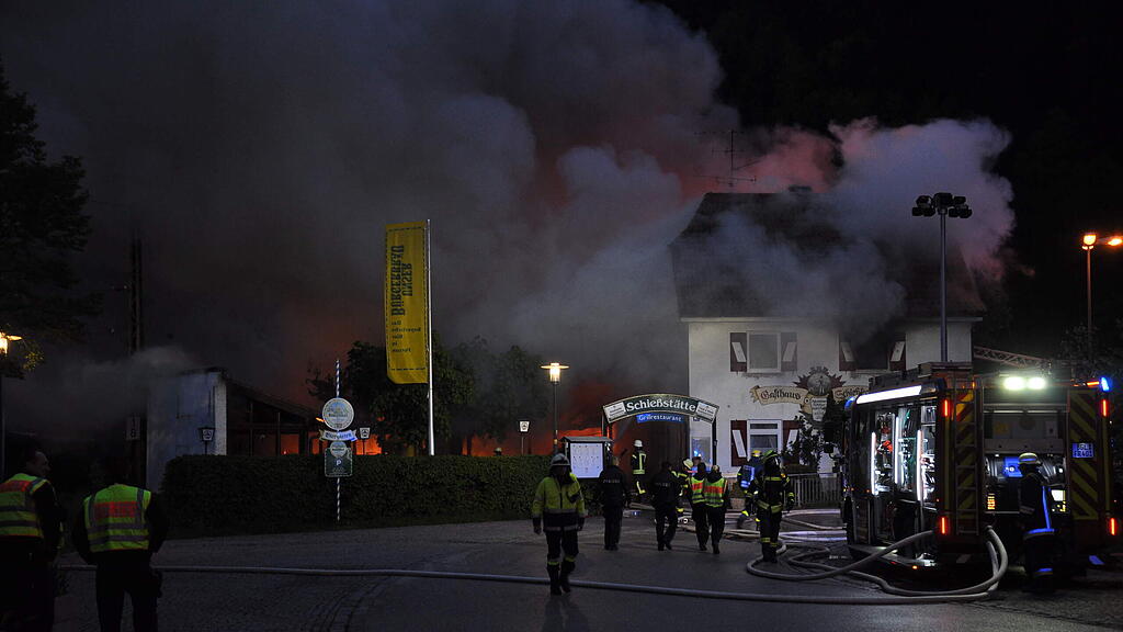 Bad Reichenhall, Brand, Gaststätte