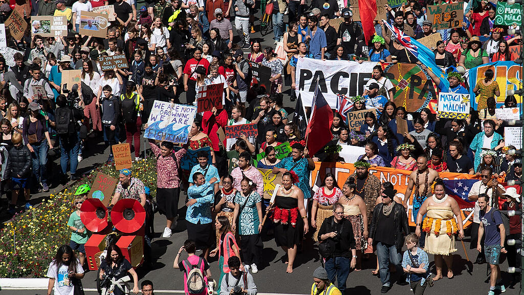 Wellingotn, Neuseeland, Fridays for Future, Klimademo