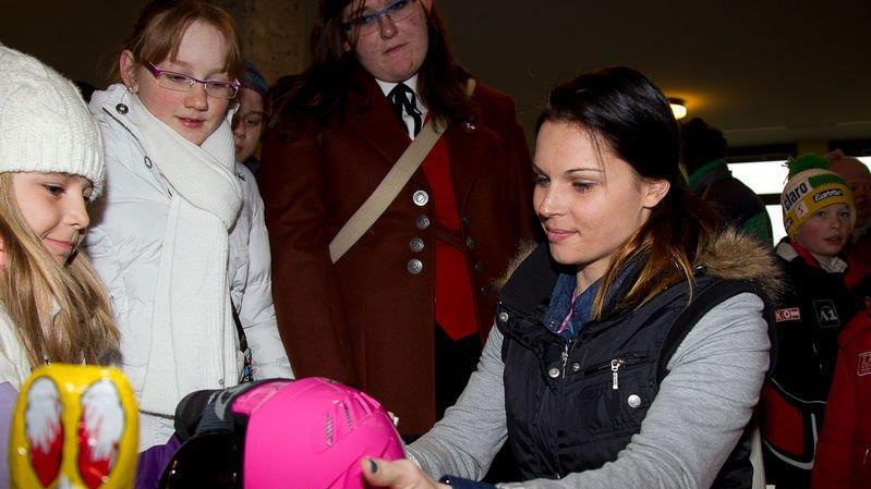 Fenninger-Autogrammstunde in der VS Adnet