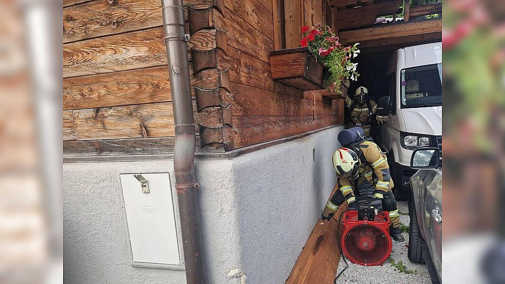 Gasexplosion in Neukirchen am Großvenediger