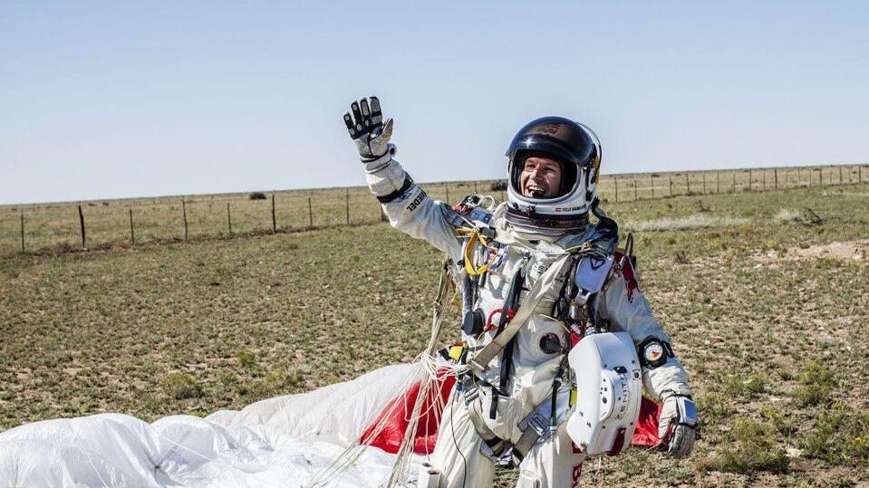 Am Freitag wird Felix Baumgartner in Salzburg landen.