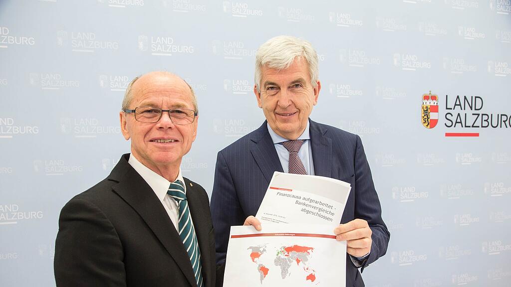 Landeshauptmann-Stellvertreter Christian Stöckl und Herbert Prucher.