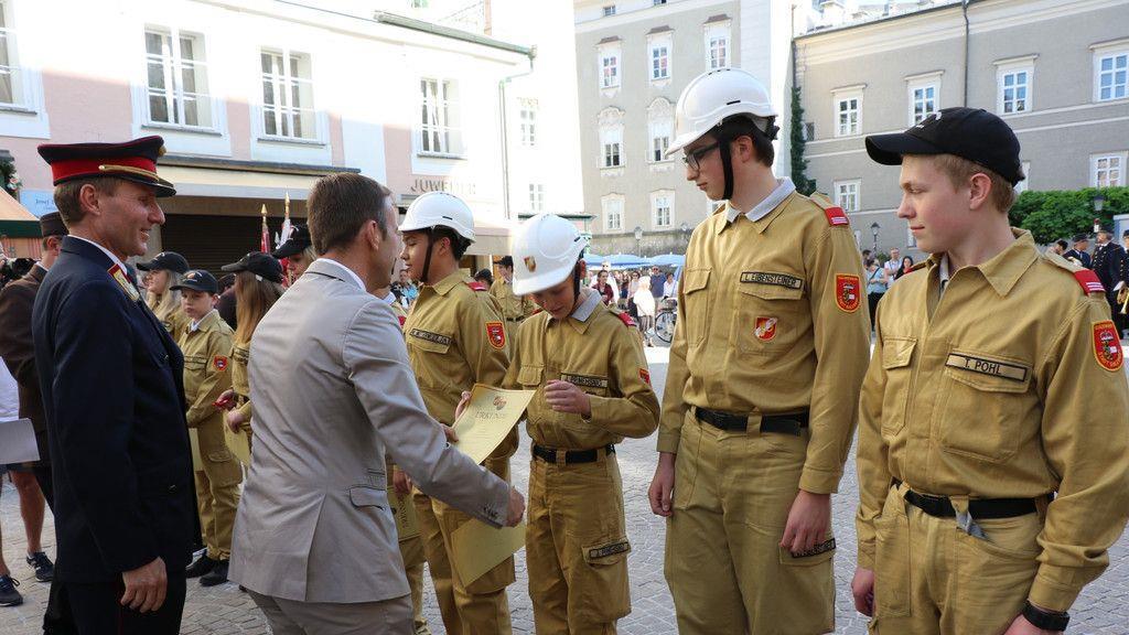 Florianifeier in der Stadt Salzburg