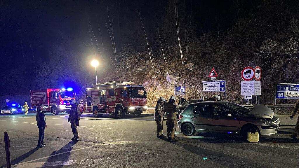 Crash auf Kreuzung bei Bischofshofen