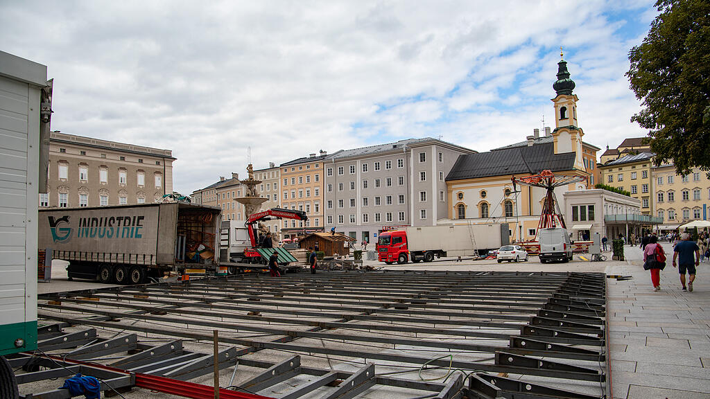 Aufbau Rupertikirtag 2021