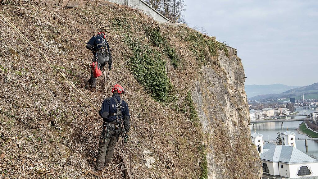 Bergputzer in Salzburg im Einsatz