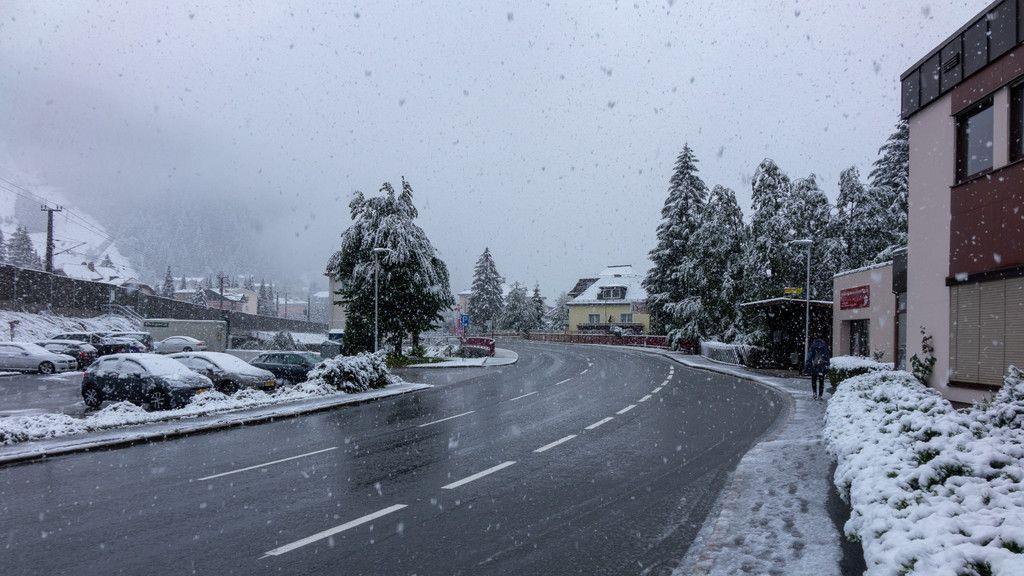 Schnee in Bad Gastein