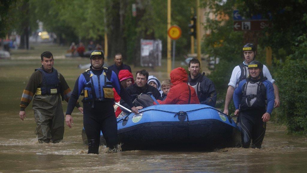 Unwetter am Balkan