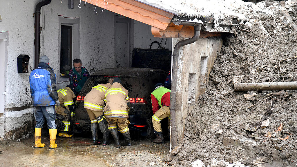 Muhr, Lungau, Unwetter, Aufr\u00e4umarbeiten