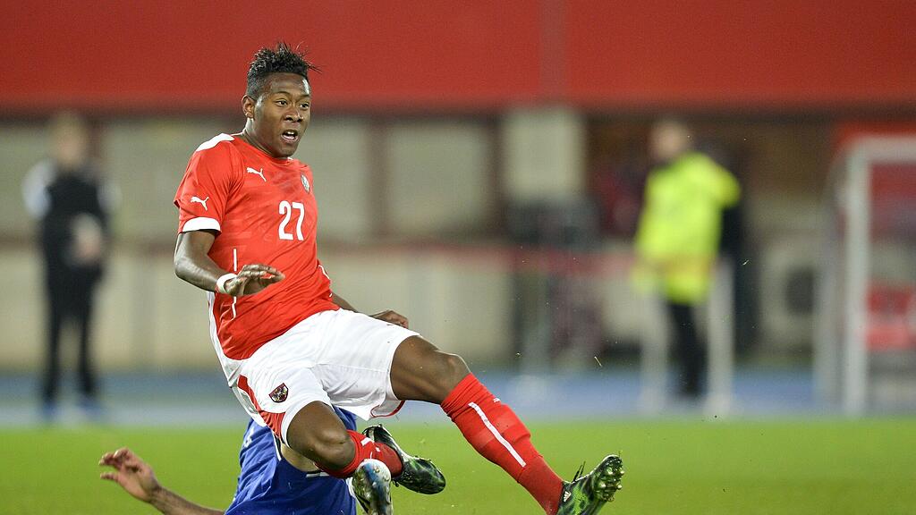 David Alaba erlitt erneut eine Verletzung am Knie.