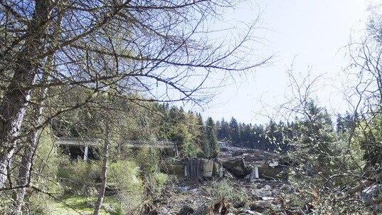 Massiver Felssturz auf Felbertauernstraße vor Matrei in Osttirol