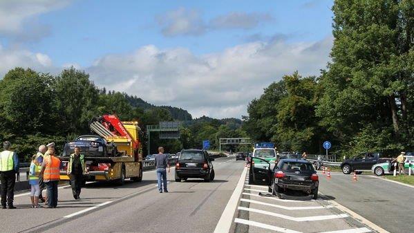 A8: Bilder der Unfallstelle
