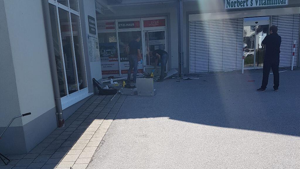 Trotz Sprengung haben die Unbekannten keine Beute gemacht.