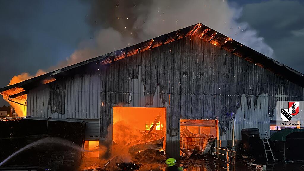 Großbrand in Pöndorf