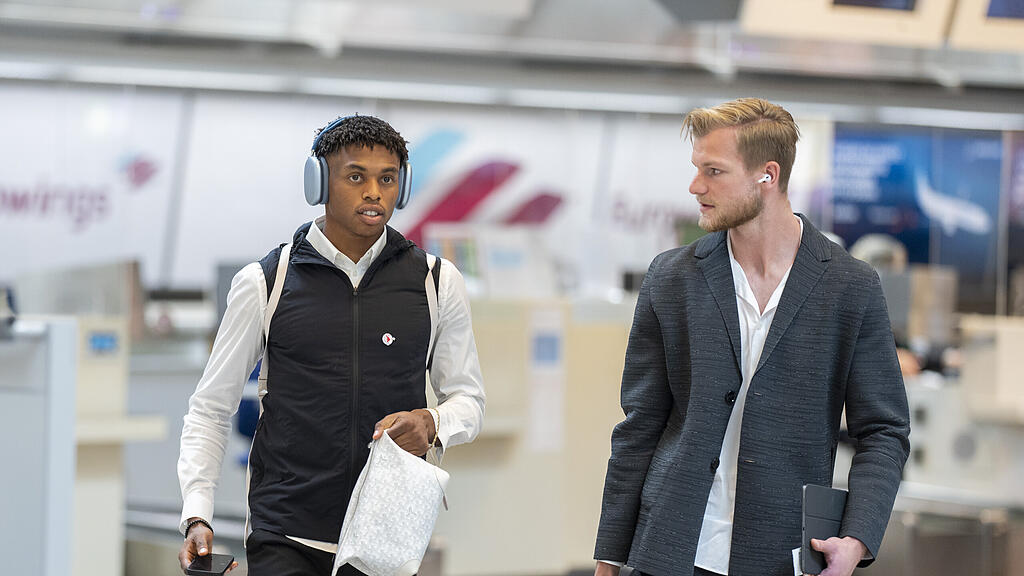 Salzburg gegen AC Milan: Abreise