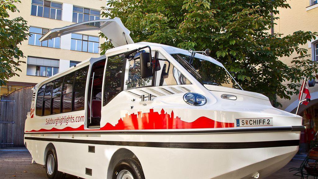 Vorstellung Amphibien-Bus Salzburg