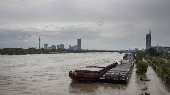 Hochwasser nähert sich Wien