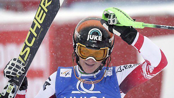 Nicole Hosp landete auf Platz sieben