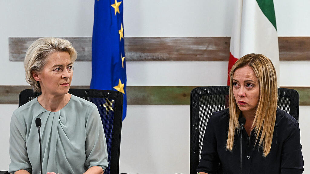 Ursula Von der Leyen auf Lampedusa