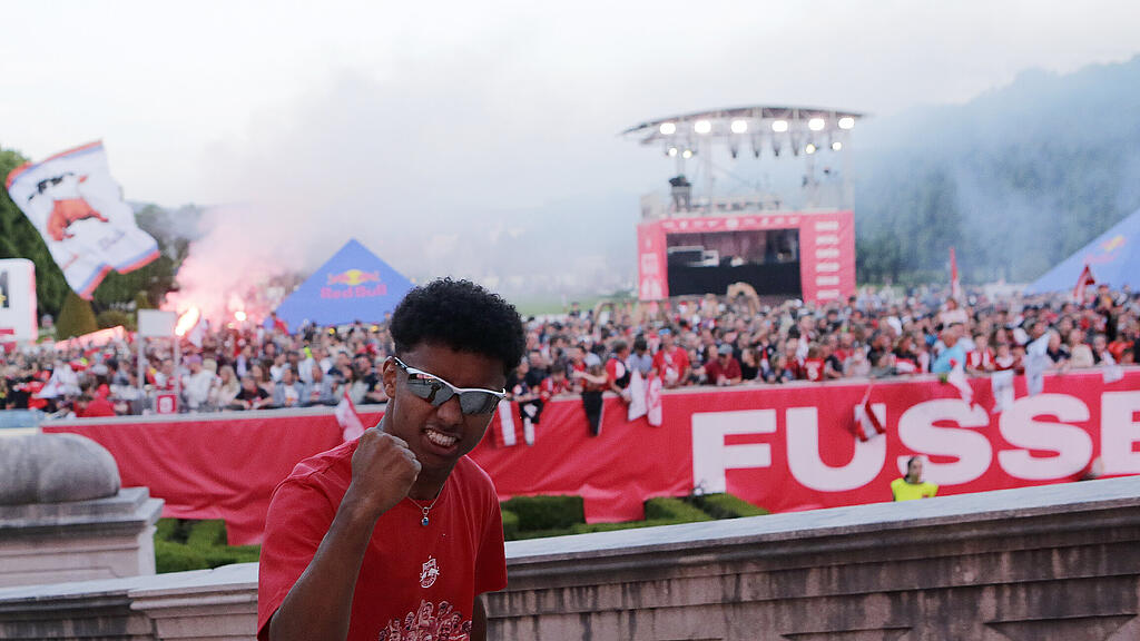Meisterfeier FC Red Bull Salzburg 2022