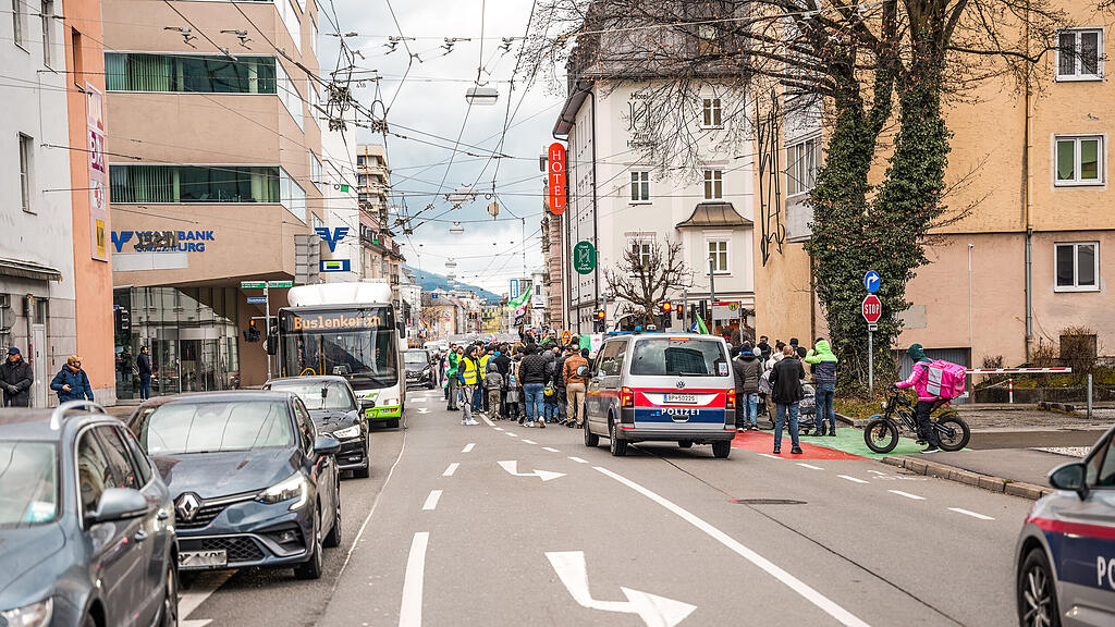 Demo Syrien Stadt Salzburg