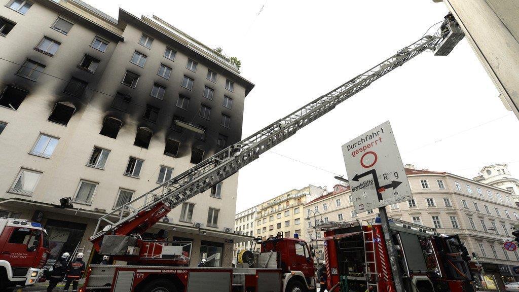 Brand in der Wiener Innenstadt