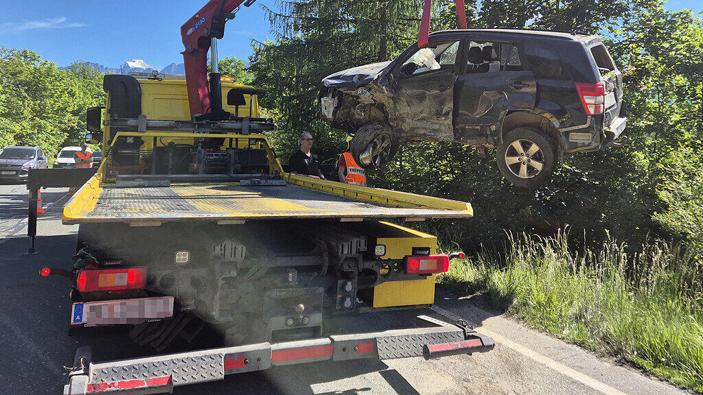 Unfall B311 in Saalfelden