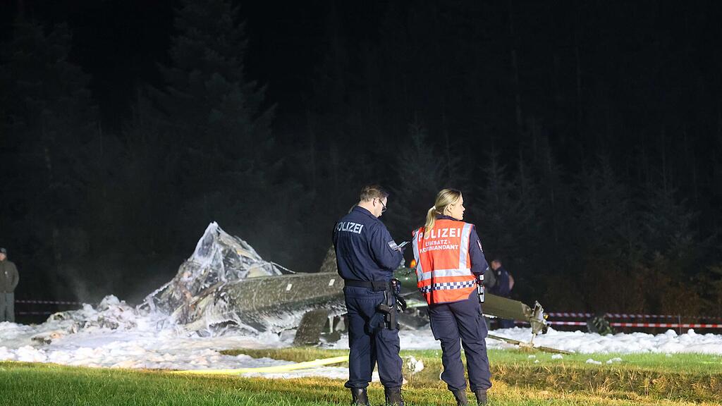 Bundesheer: Hubschrauberabsturz in OÖ