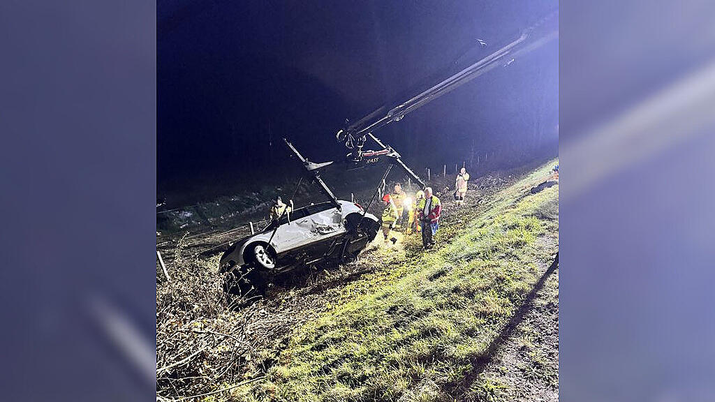 Drei Verletzte bei Pkw-Crash in Leogang