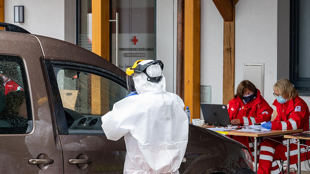 SB: Corona-Tests in St. Wolfgang, Salzkammergut