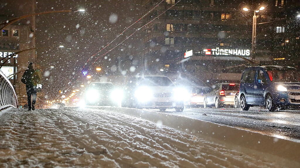 Schneechaos in Salzburg