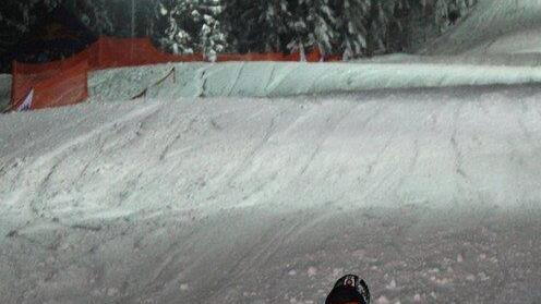 Snow Speedhill Race in Ried
