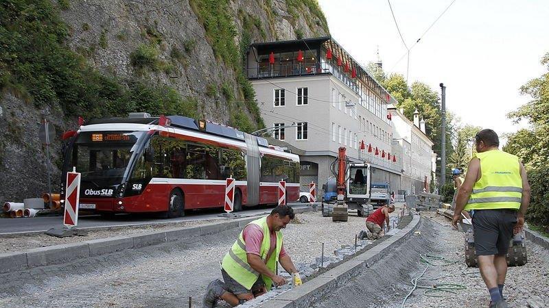 Baustelle Müllner Hauptstraße
