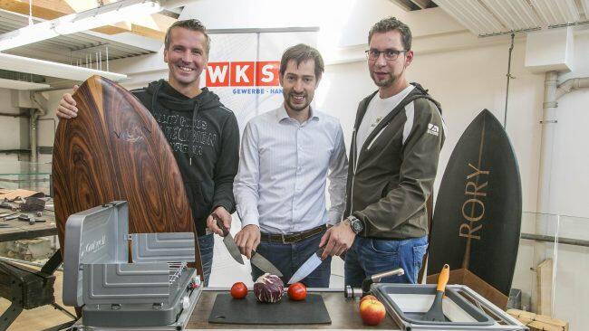 Von links: Wilhelm Margreiter, Richard Kappeller und Hannes Leitenreiter sind ausgezeichnet worden.