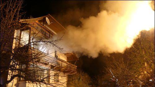 Einfamilienhaus in Tamsweg in Flammen