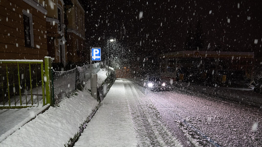 Erster Schnee in Bad Gastein