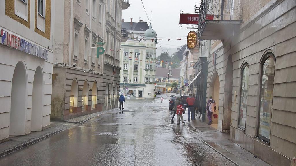 Hochwasser in Gmunden