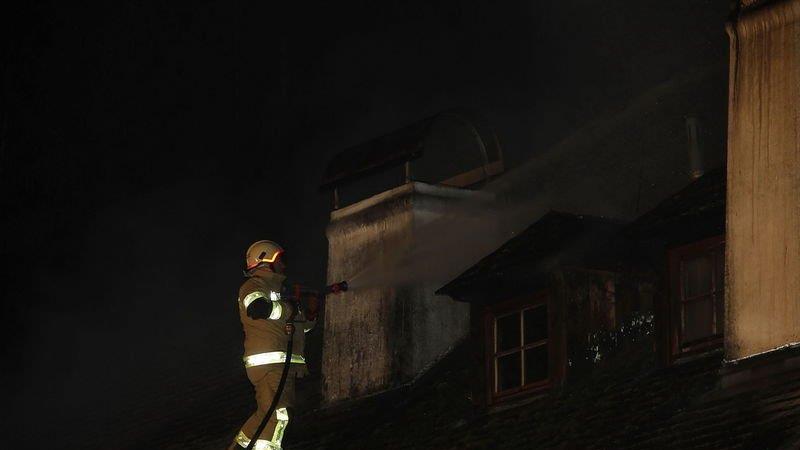 Dachstuhlbrand in Großgmain