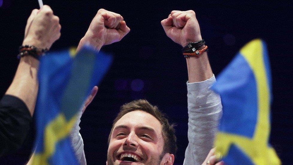 So freut sich Mans Zelmerlöw, Sieger des Song Contest 2015 in Wien