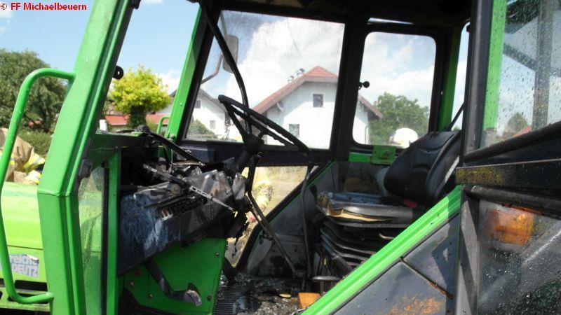 Traktorbrand in Michaelbeuern