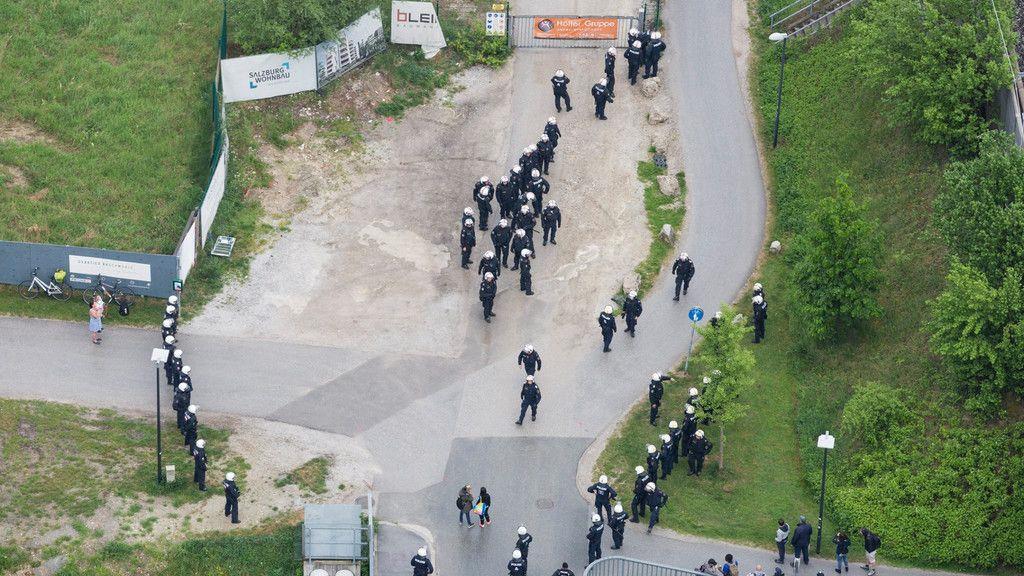 Europa League: Polizeieinsatz