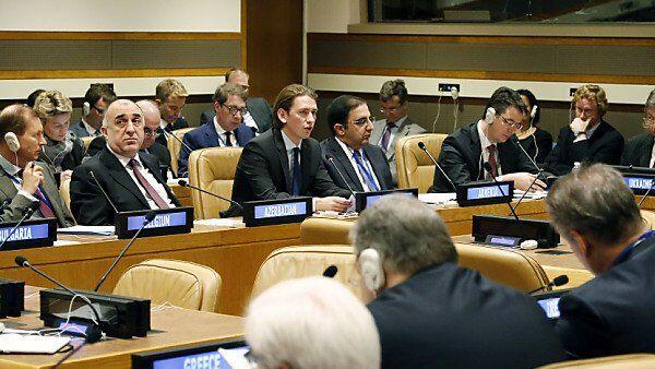 Kurz hielt Rede bei OSZE-Treffen in Nw York