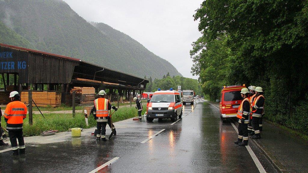 Frontalcrash auf B21