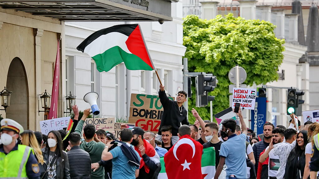 Palästina-Demo in Salzburg