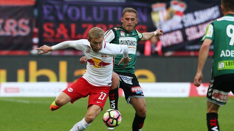 Red Bull Salzburg tat sich schwer gegen Ried.