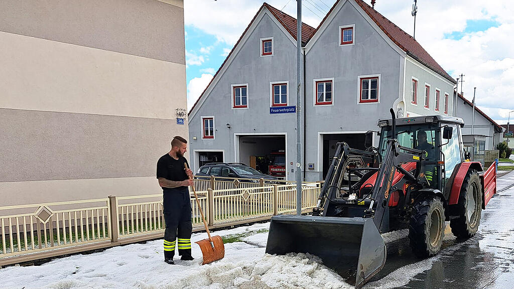 Schäden nach Hagel-Unwetter im Burgenland