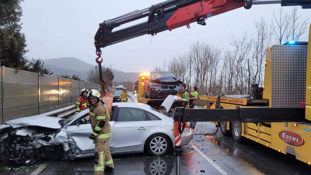 Unfall B156 Anthering