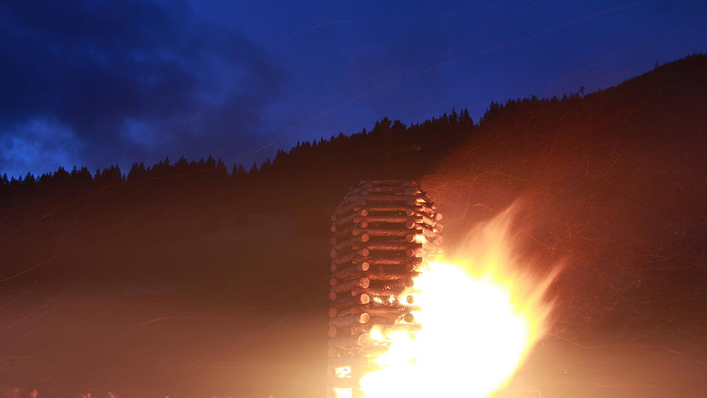 Osterfeuer Tamsweg und Thomatal